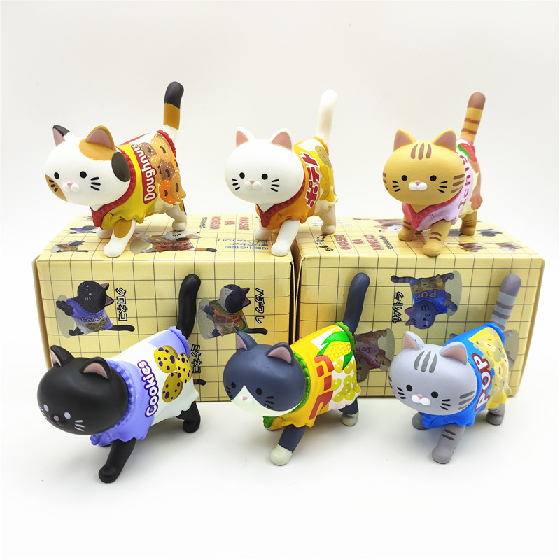 Food Snacks Box - Cute Cat Blind Box Wearing Candy