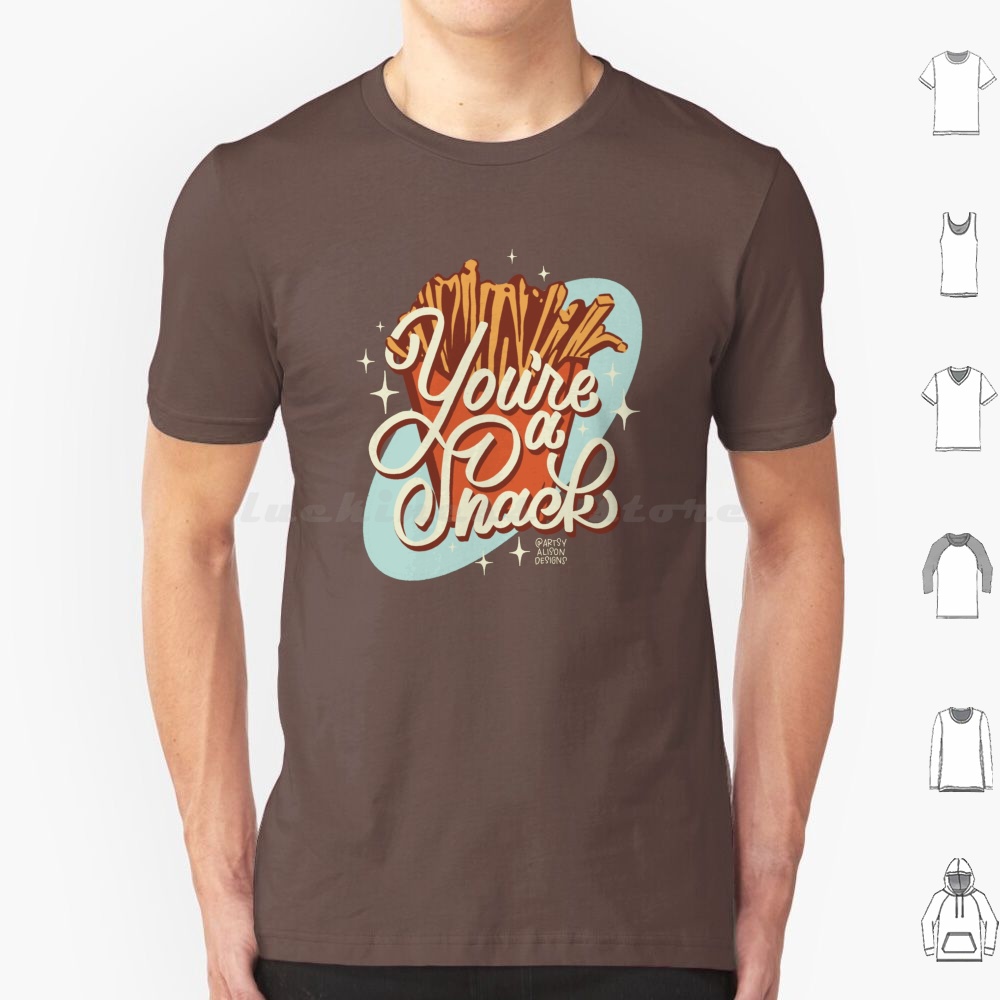 You’re A Snack T Shirt Big Siz - огляд і ціна Food Snacks Drawing