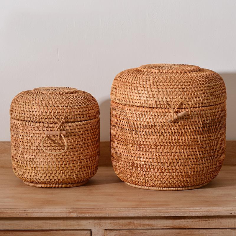 Handwoven Rattan Tea Storage B - огляд і ціна Food Snacks Box