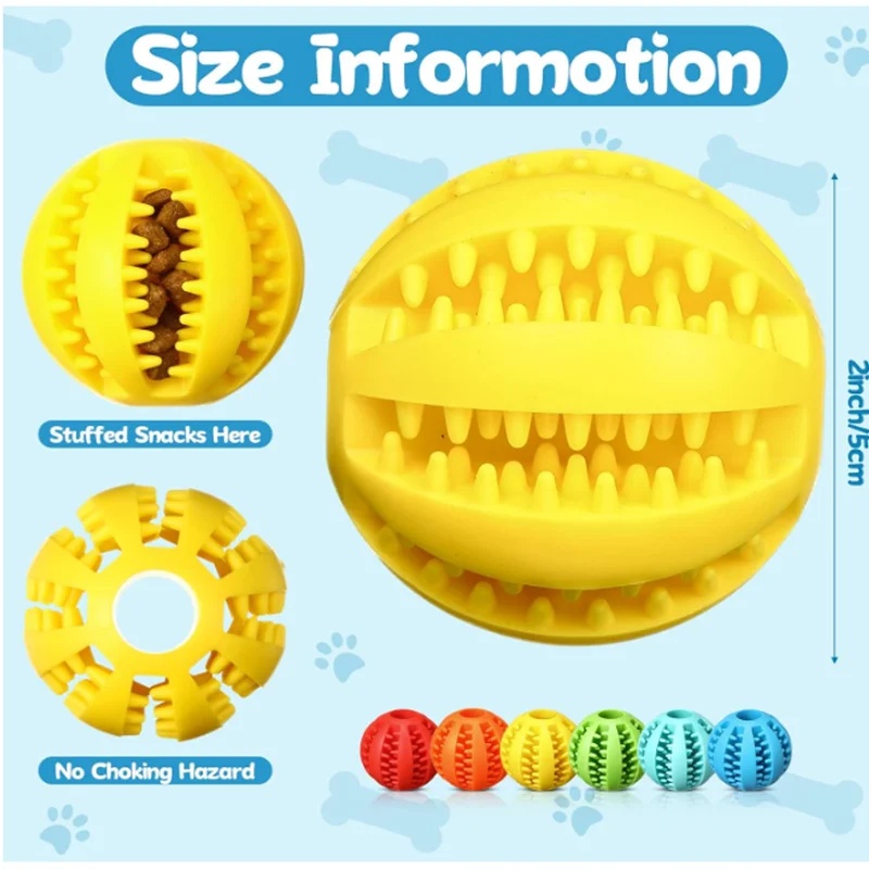 1-4Pcs Dog Toy Snack Ball Inte - огляд і ціна Food Snacks Distribution