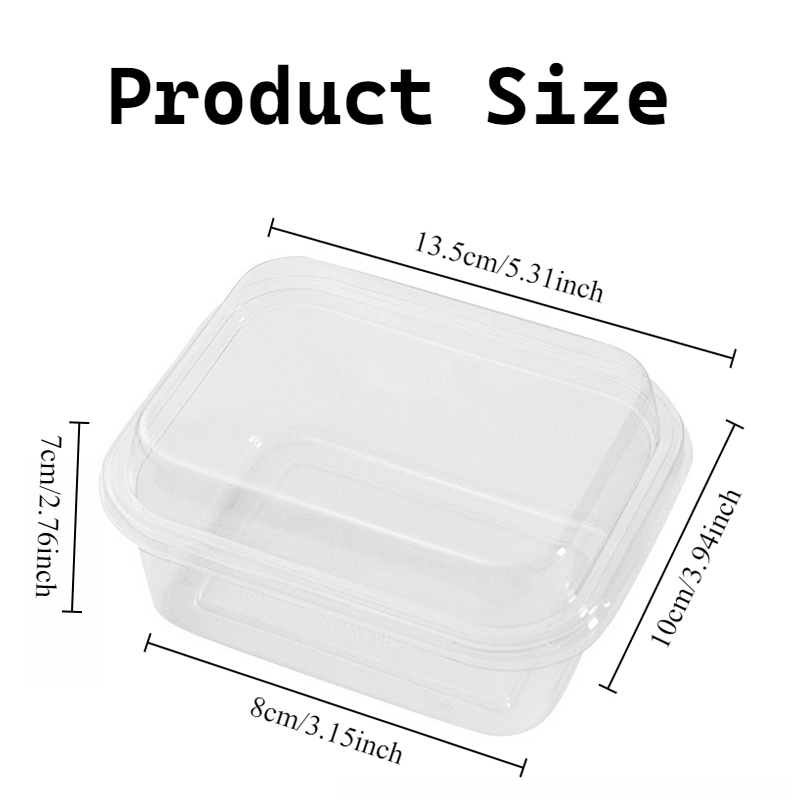 10/20PCS Disposable Square Bag - огляд і ціна Food Snacks Box