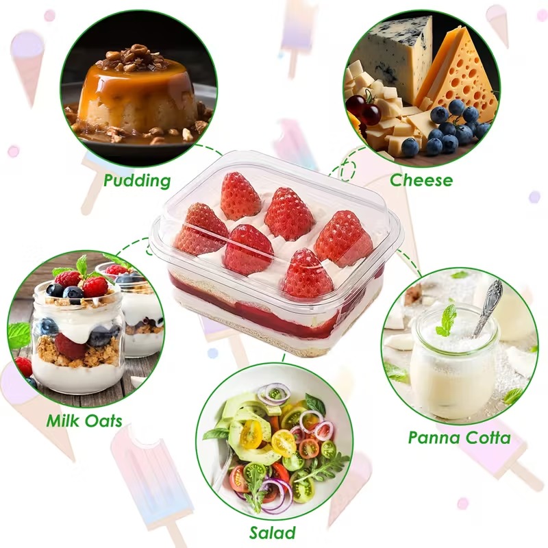 10/20PCS Disposable Square Bag - огляд і ціна Food Snacks Box