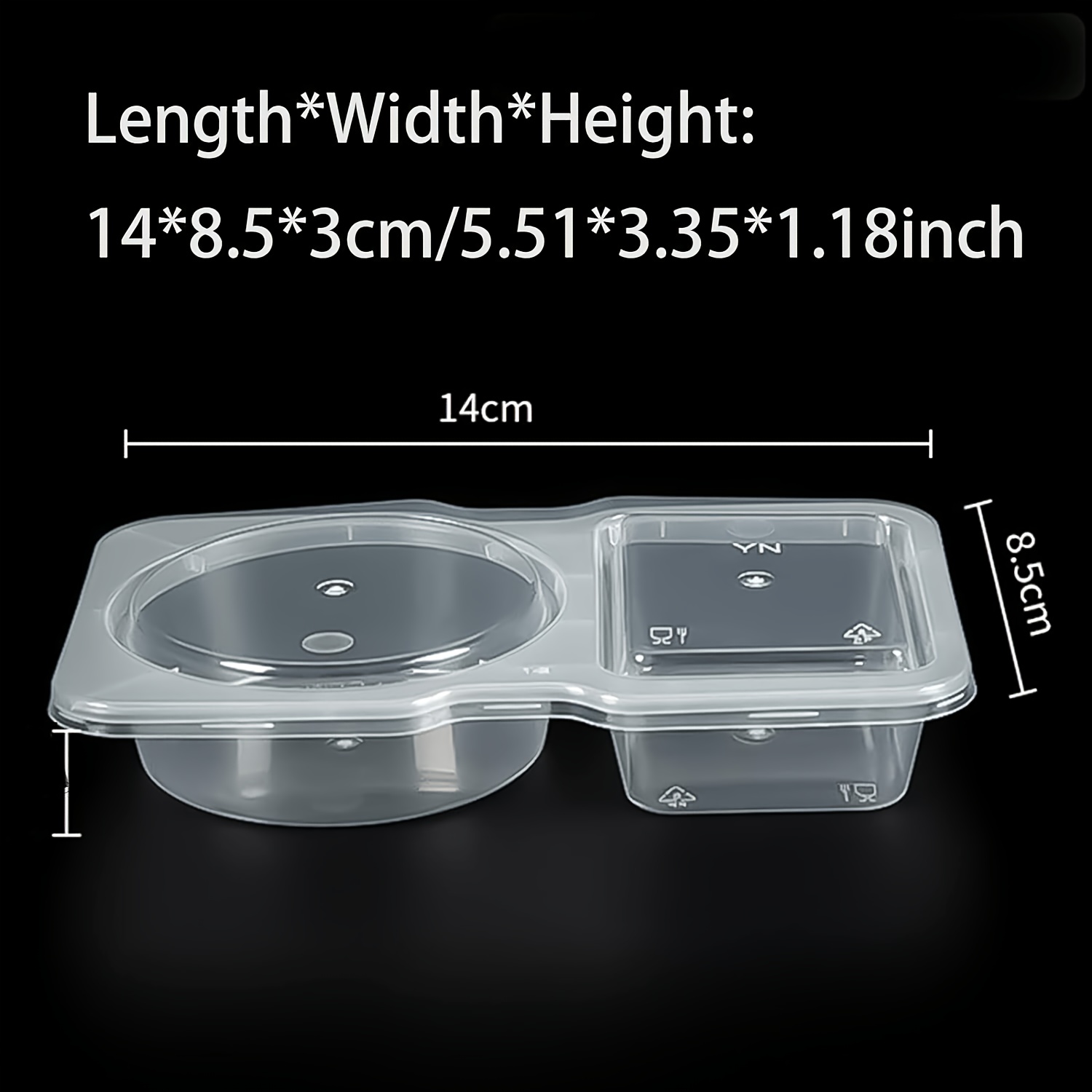 10Pcs Food Storage Containers  - огляд і ціна Food Snacks Box