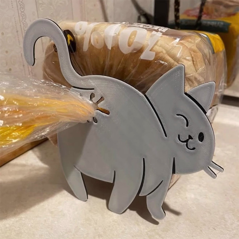 【B】2PCS 3D Cat Butt Bread Bag  - огляд і ціна Food Lovers Snacks
