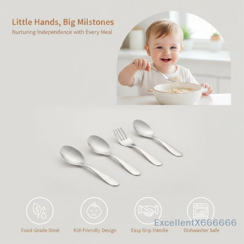 Compact Stainless Spoon And Fo - огляд і ціна Food Snacks Ideas For Kids